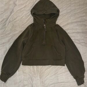 lululemon athletica Olive Green Hoodie